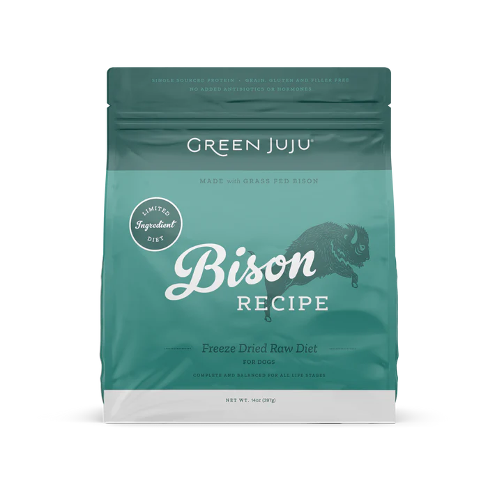 Green Juju Freeze Dried Bison Recipe 14oz