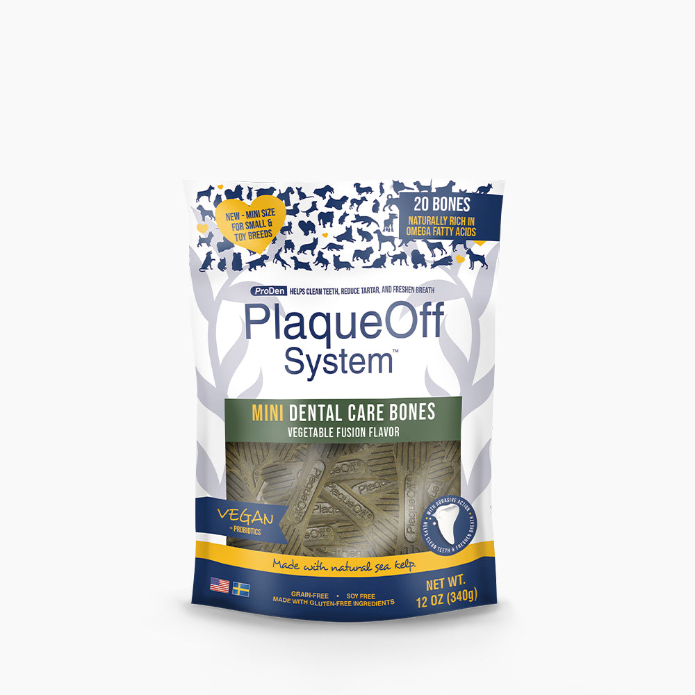 ProDen PlaqueOff Mini Dental Bones - Veggie Fusion Flavor