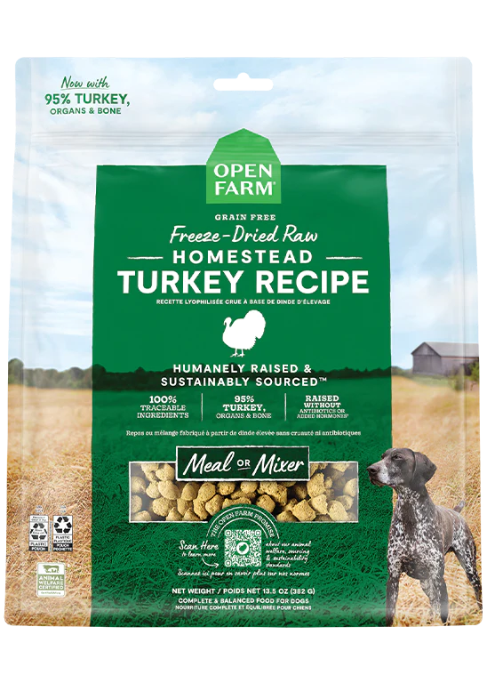 Open Farm Freeze Dried Homestead Turkey Recipe