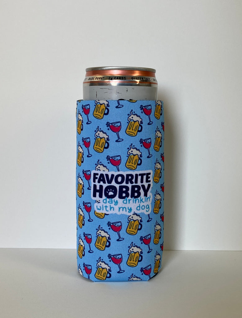 Day Drinkin' With My Dog Koozie - Slim Can – Belly Rubs Biscuit