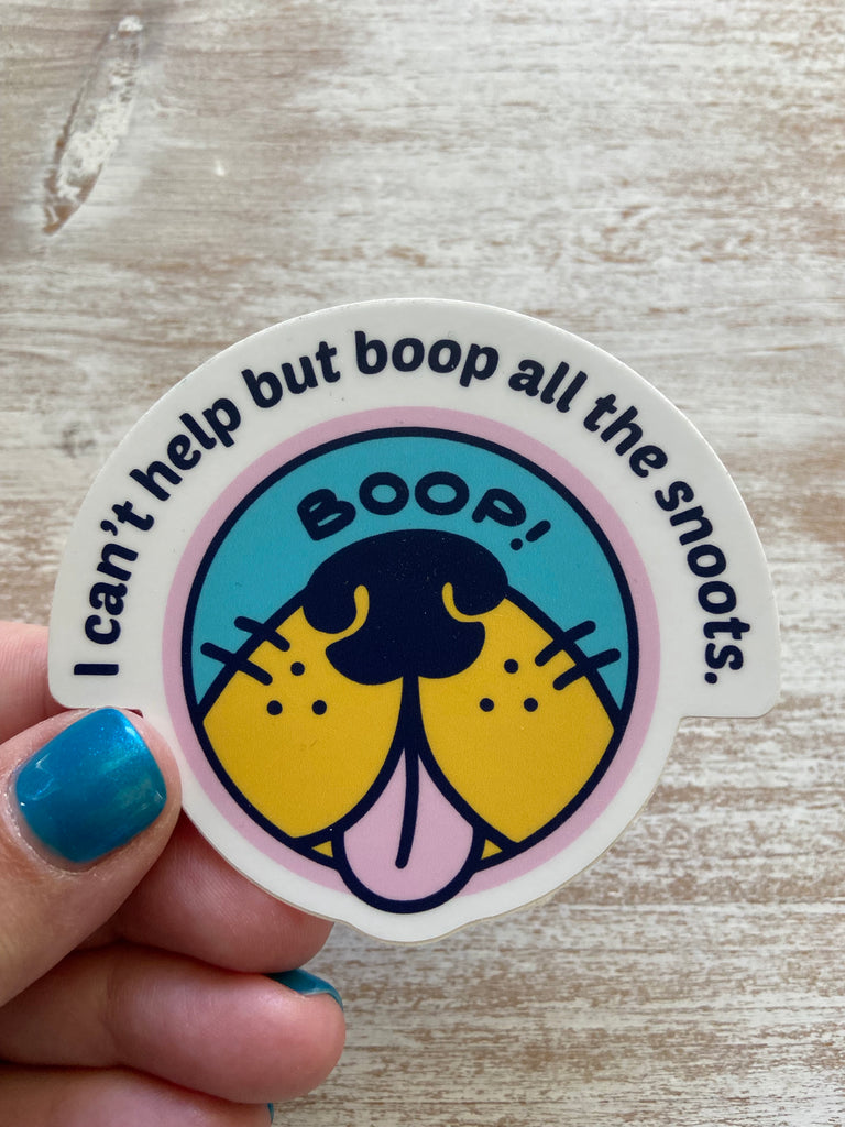 Boop All The Snoots Sticker