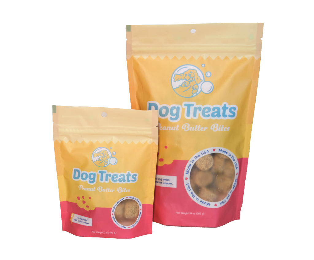 Peanut Butter Bites - Belly Rubs Biscuit Bar Dog Treats